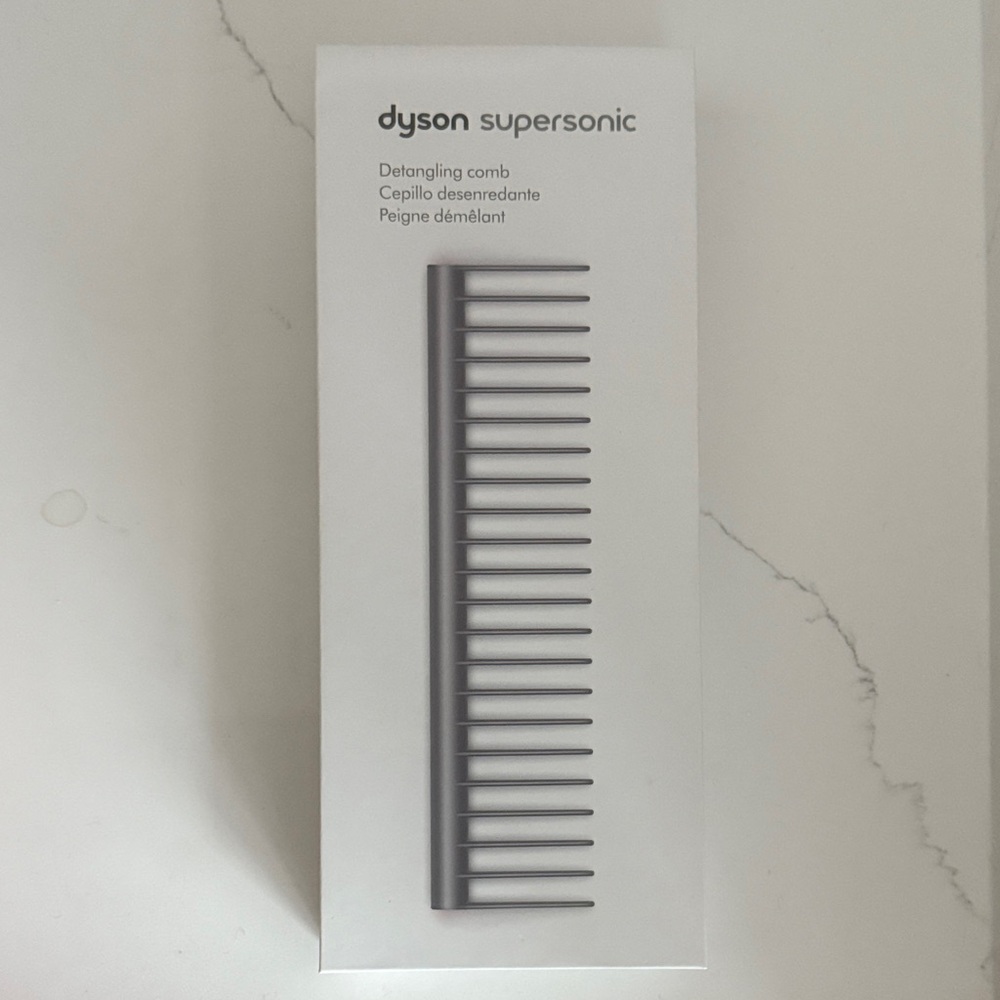 Brand New Dyson Supersonic Detangling Comb - Gray/Pink